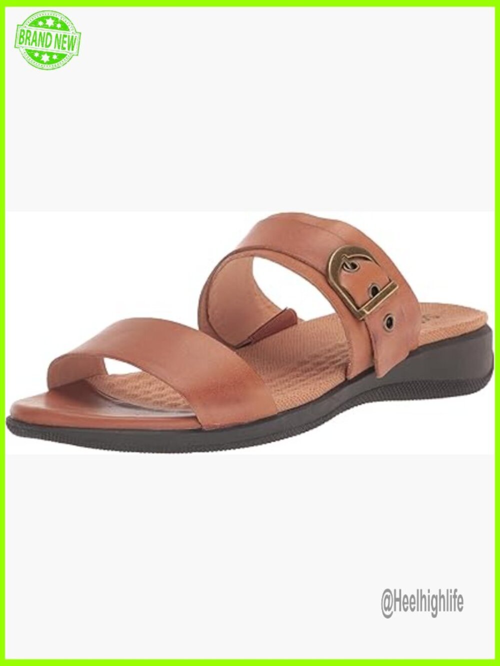 Leather Slingback Sandals Size 10 Wide Comfort Flats